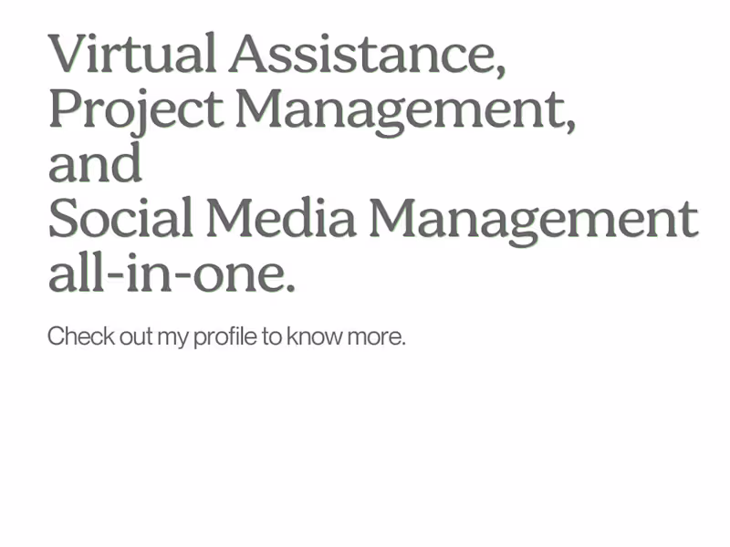 Cover image for All-in-one services