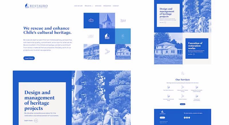 Cover image for UX/UI Website Redesign for Restauro Taller