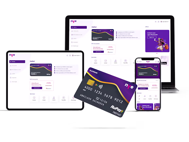 Cover image for NYE - Super app for all your financial needs