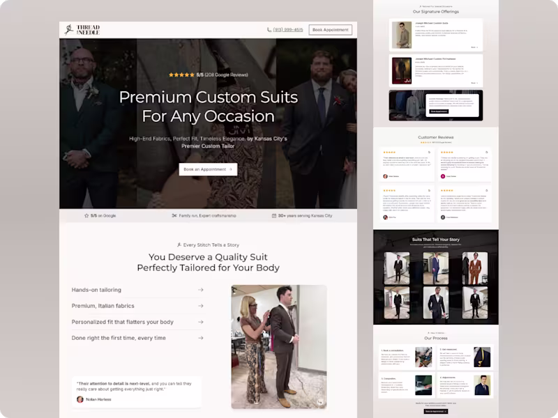 Cover image for Framer landing page for a