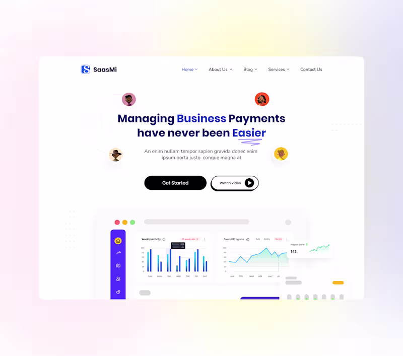 Cover image for SAAS WEBSITE EXPLORATION (DESIGN & DEVELOPMENT)