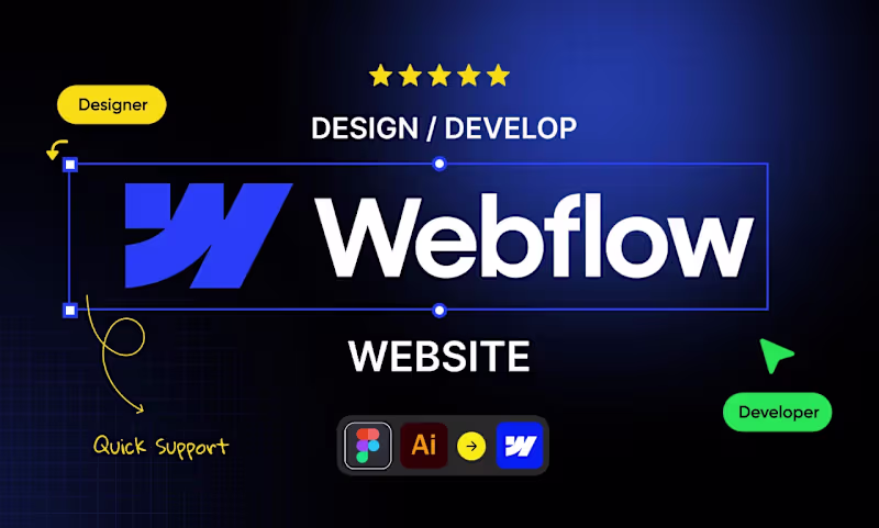 Cover image for I Will Design a SaaS Website in Webflow