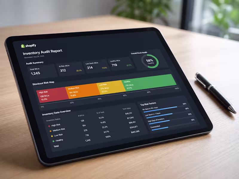 Cover image for Free Shopify Inventory Intelligence Audit