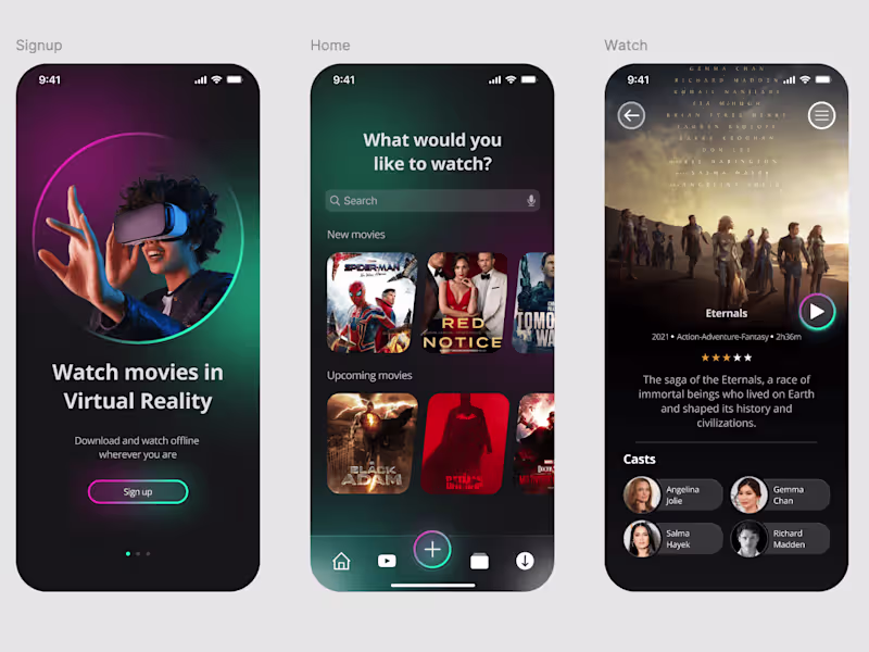 Cover image for AI-Powered Movie Streaming App 