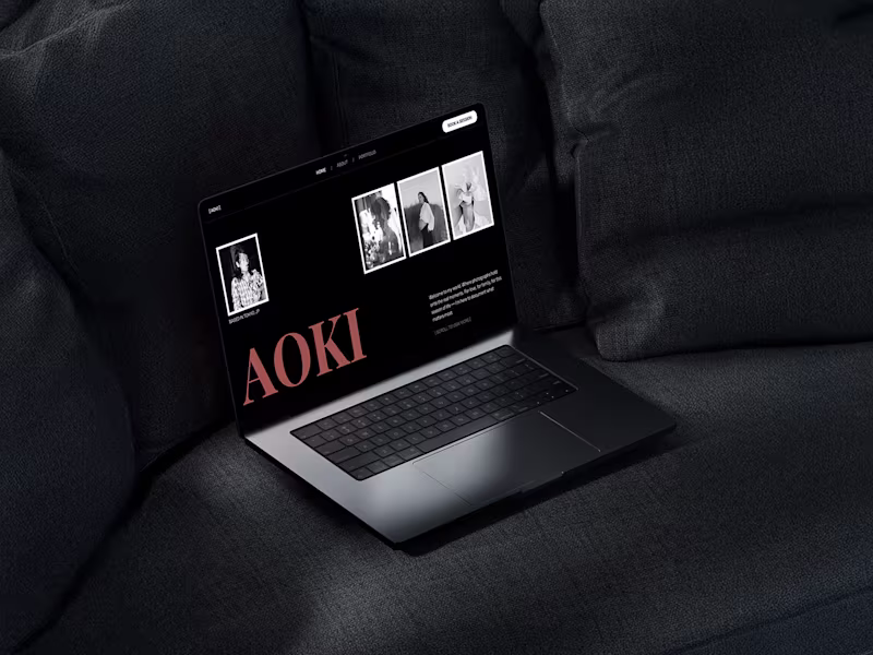 Cover image for Aoki — Free Photography Website Template