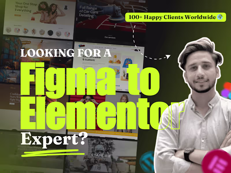 Cover image for Elementor Expert | Figma to Elementor Specialist
