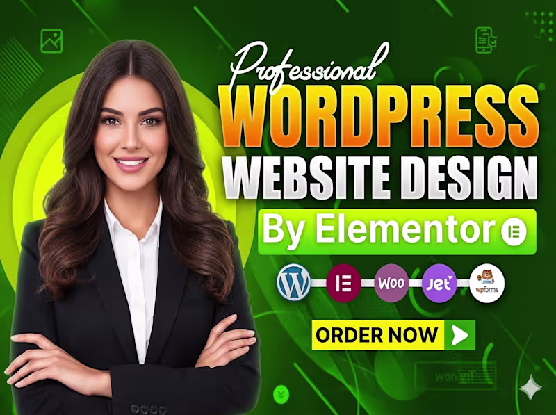 Cover image for I will design or redesign business wordpress website