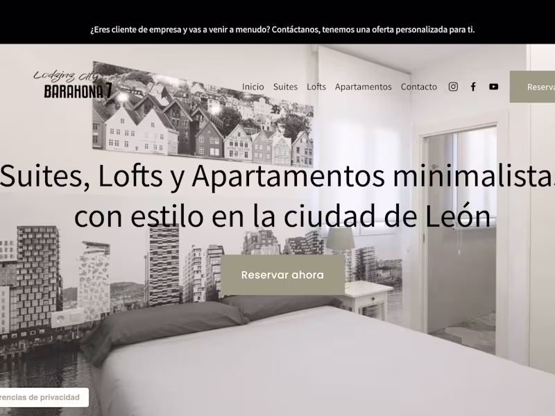 Cover image for Hotel Website | Squarespace Design & Storytelling