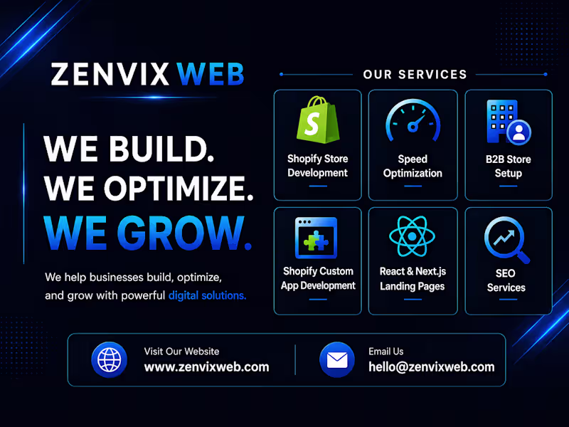 Cover image for Shopify Development
