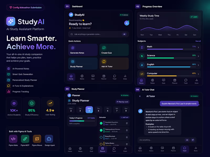 Cover image for 🧠 AI Study Assistant Platform