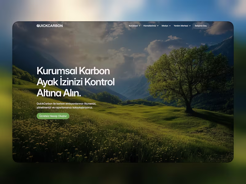 Cover image for Scalable & Interactive Framer Website for QuickCarbon