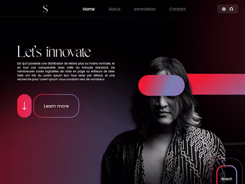 Cover image for Responsive landing page