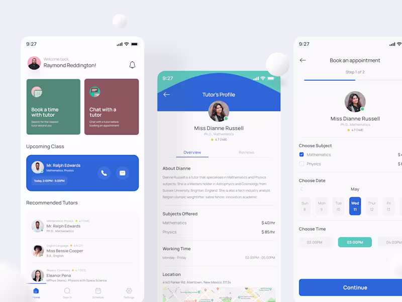 Cover image for Tutor Finder App