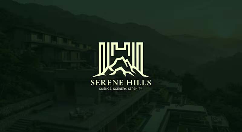 Cover image for Serene Hills | Boutique Hotel Brand Identity