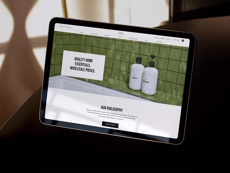Cover image for Public Goods - Shopify