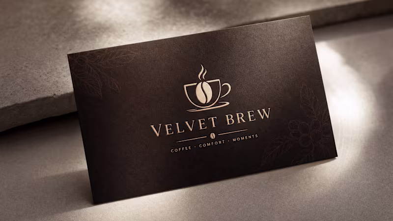 Cover image for Luxury Coffee Brand Identity &