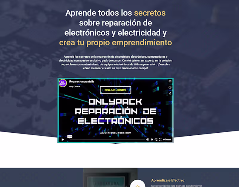 Cover image for Landingpage Onlycursos | Behance :: Behance