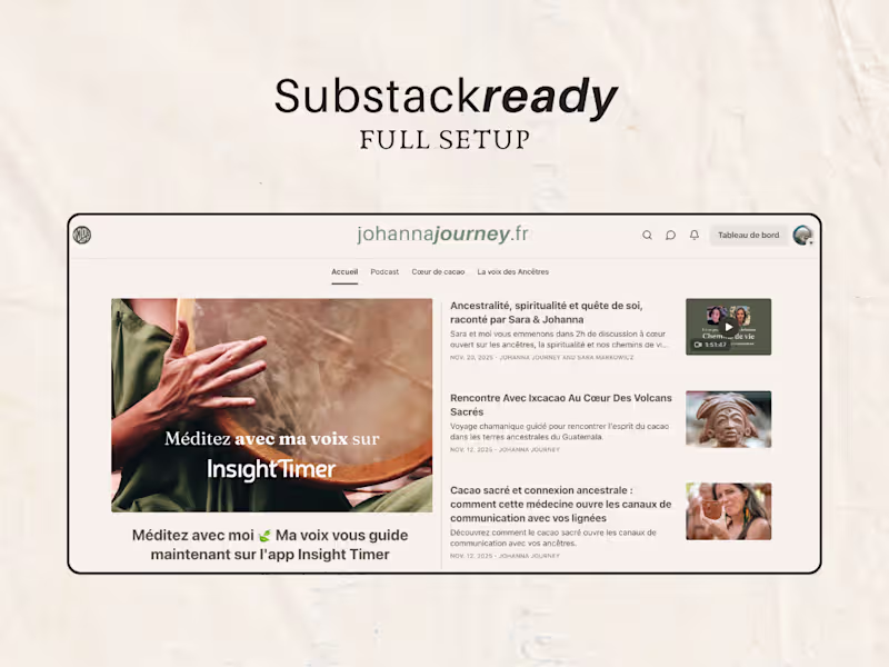 Cover image for SubstackREADY – Full setup