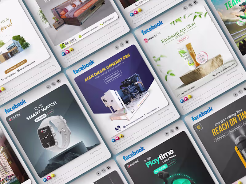 Cover image for Social Media Posts & Banners Design