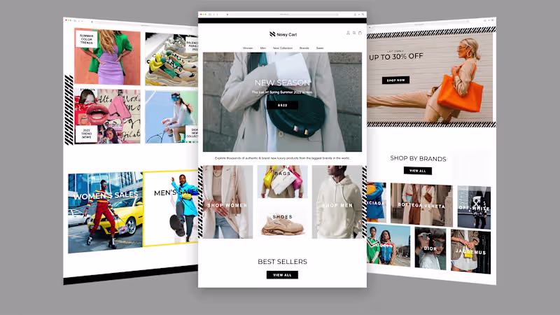 Cover image for Luxury Fashion Online Store