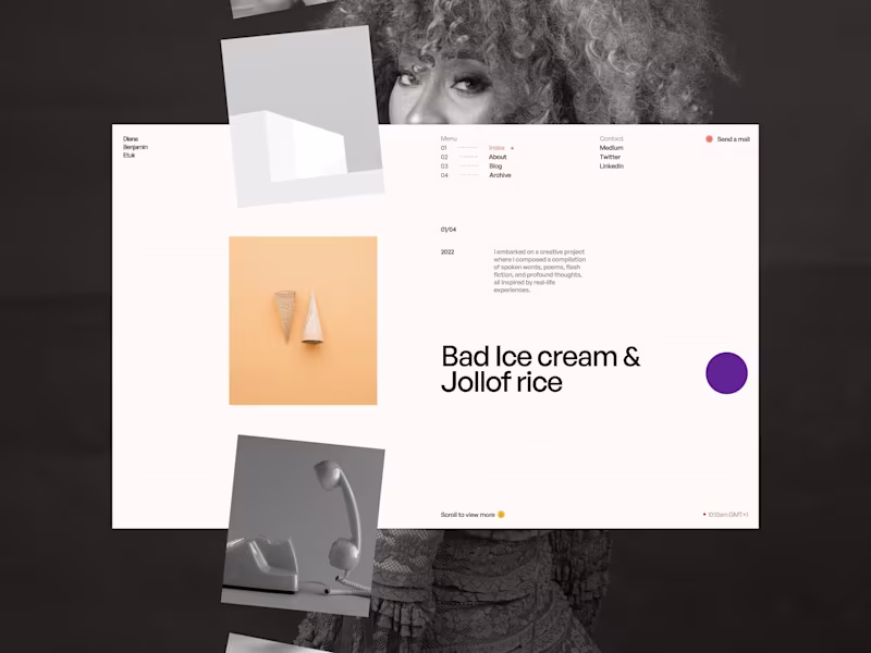 Cover image for Diana Benjamin Etuk - Portfolio