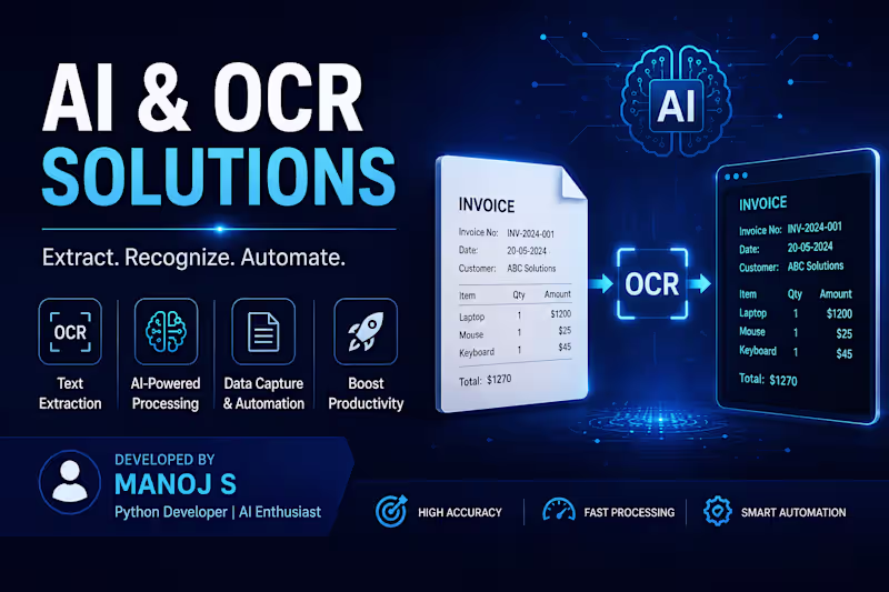 Cover image for AI & OCR Solutions