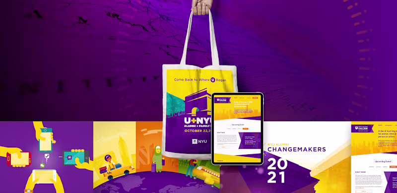 Cover image for NYU Alumni Marketing Collateral