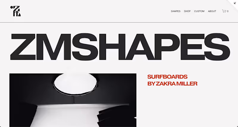 Cover image for ZM Shapes - Website