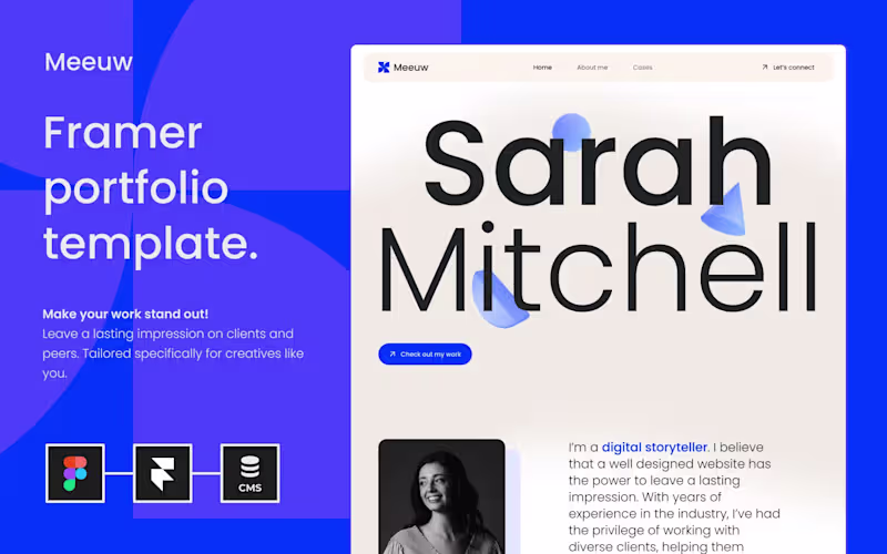 Cover image for Meeuw — Portfolio Template