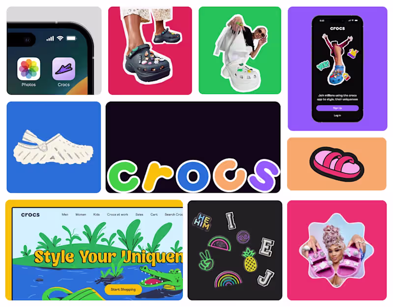 Cover image for Crocs Digital Product redesign