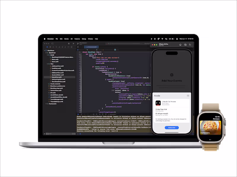 Cover image for Multiplatform iOS and watchOS App Development