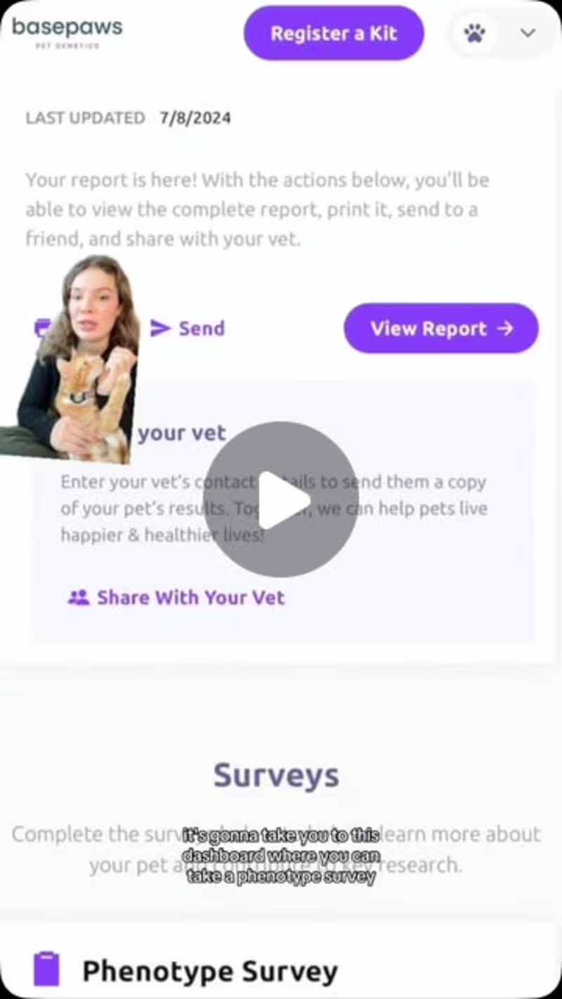 Cover image for Basepaws DNA Test Promotion