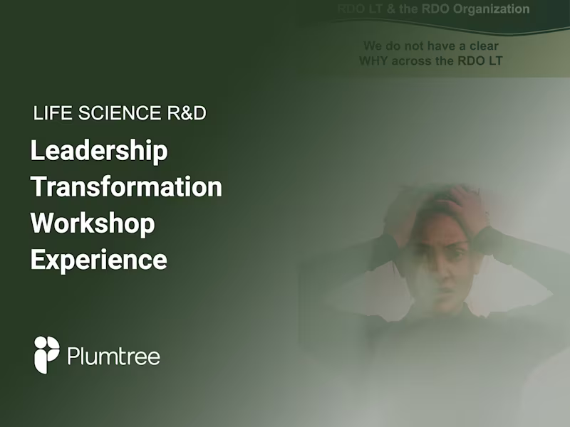 Cover image for Life Sciences R&D Leadership Workshop | Empathy Walk Experience