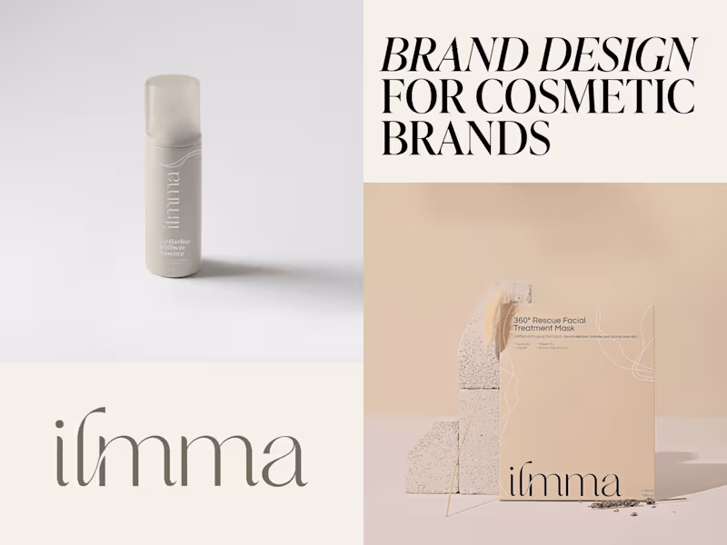 Cover image for Custom Brand Identity for your cosmetic brand