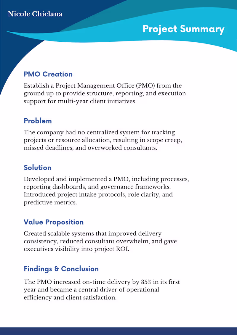 Cover image for Building a PMO from Scratch: Structure that Scales
