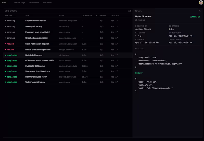 Cover image for Internal Tools & Admin Dashboard Build