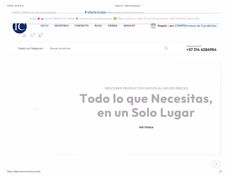 Cover image for E-commerce Content & Copywriting for InterCommerce