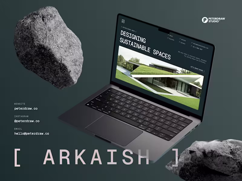 Cover image for Arkaish Architecture Firm Website Development