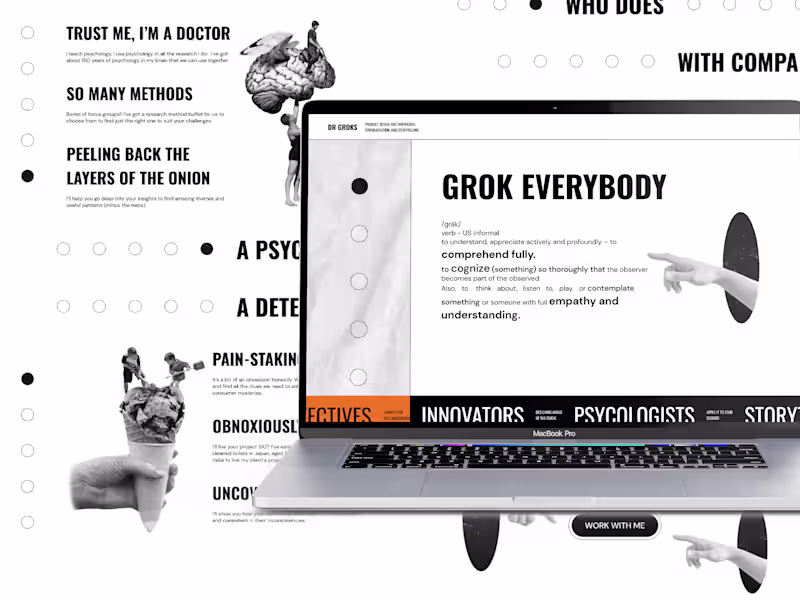 Cover image for DR GROKS: UX Studio Experts