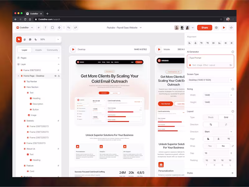 Cover image for Codebler - AI Website Builder