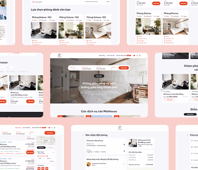 Cover image for Mia House website UX UI design :: Behance