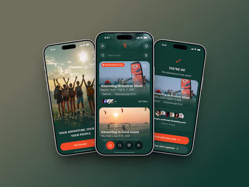 Cover image for RUSH Mobile App UI