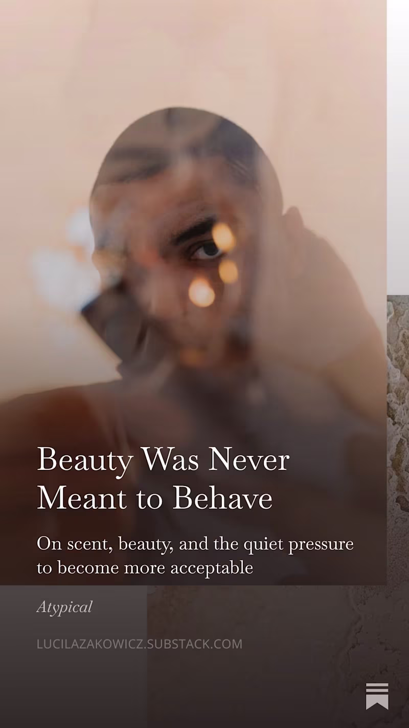 Cover image for An editorial reflection on scent,