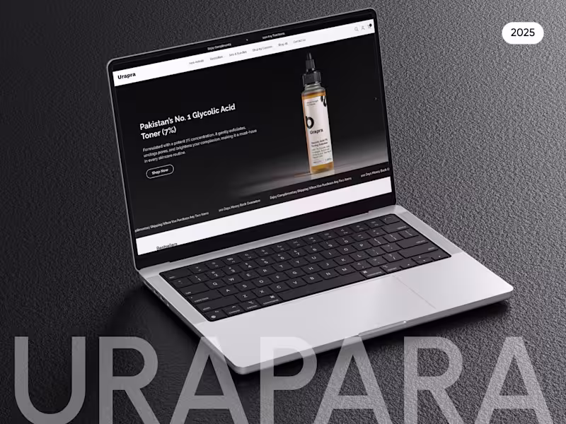 Cover image for Urapra - E-commerce Website