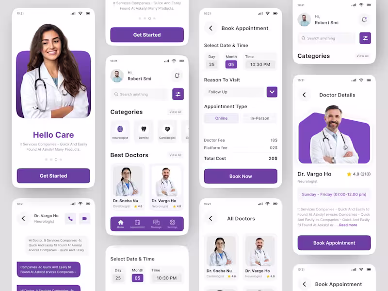Cover image for Online Medical Service Mobile App