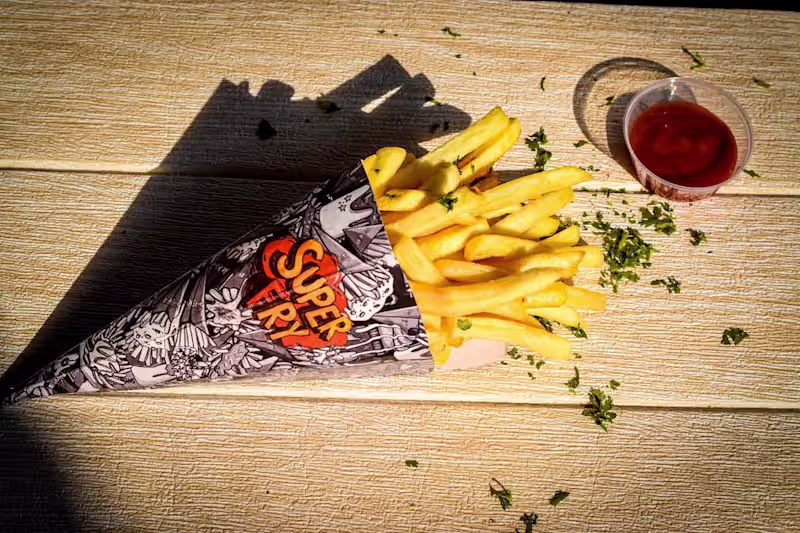 Cover image for SuperFry Doodle | Food Brand Identity