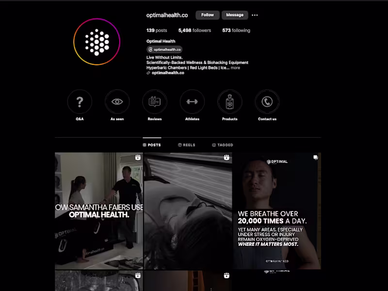 Cover image for Luxury Wellness Social Media Management