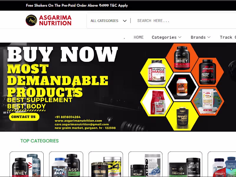 Cover image for e Commerce Website