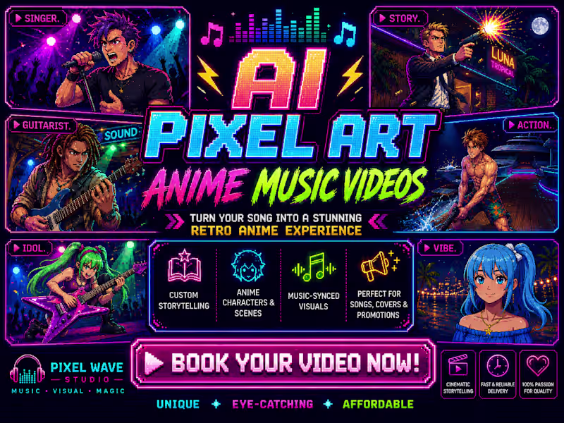 Cover image for AI Pixel Art Anime Animator
