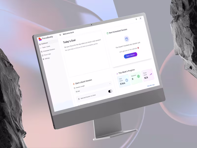 Cover image for FocusBuddy Virtual Co-Working Platform Development